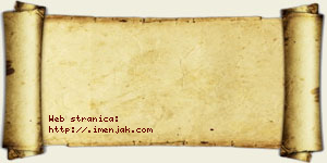 Dina Hrnjaković vizit kartica